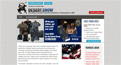 Desktop Screenshot of desertsnow.com